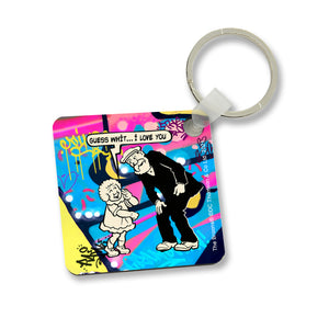 Grandpaw & The Bairn (Guess Whit I Love You) - Keyring