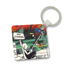 A Fine Day For Fishing - Keyring